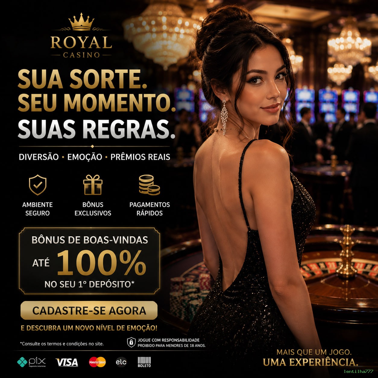 Aplicativo móvel lentilha777 para iOS e Android